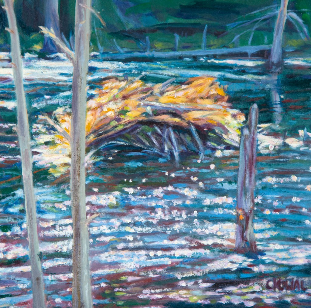 Painting: Beaver Lodge 1