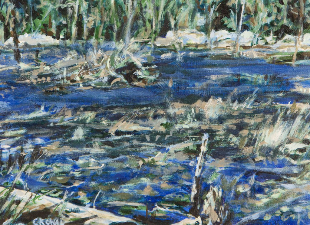 Painting: Beaver-Lodge