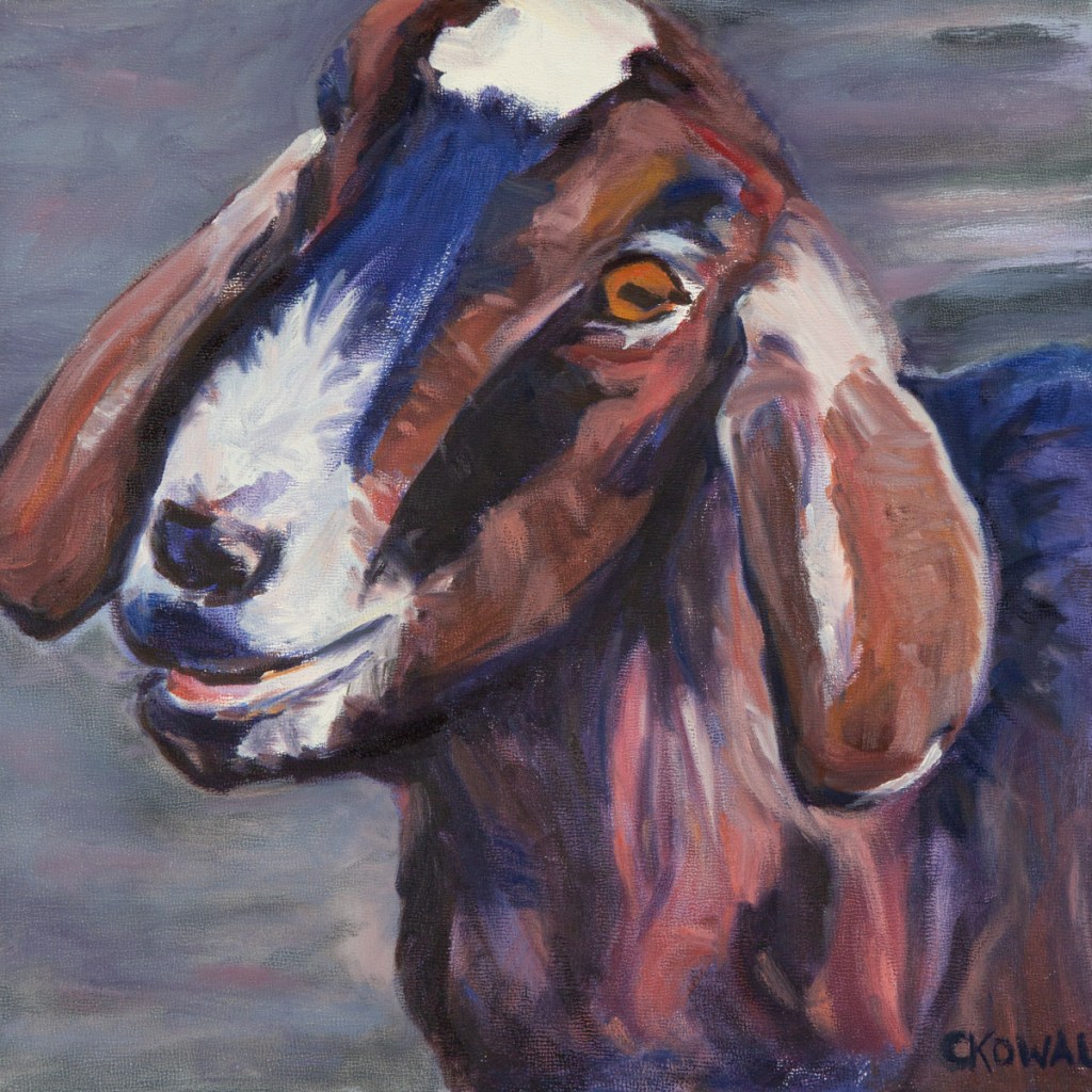 Painting: Goat Face Sun