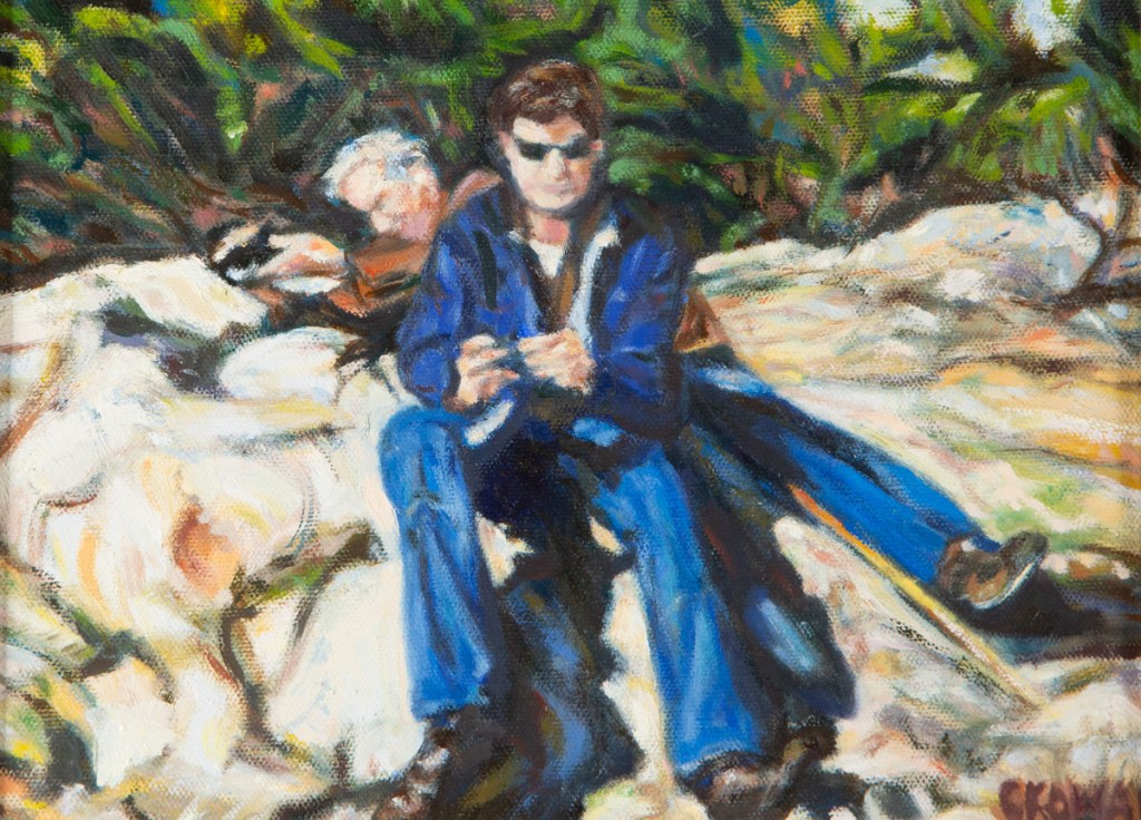 Painting: At Breakheart Rock