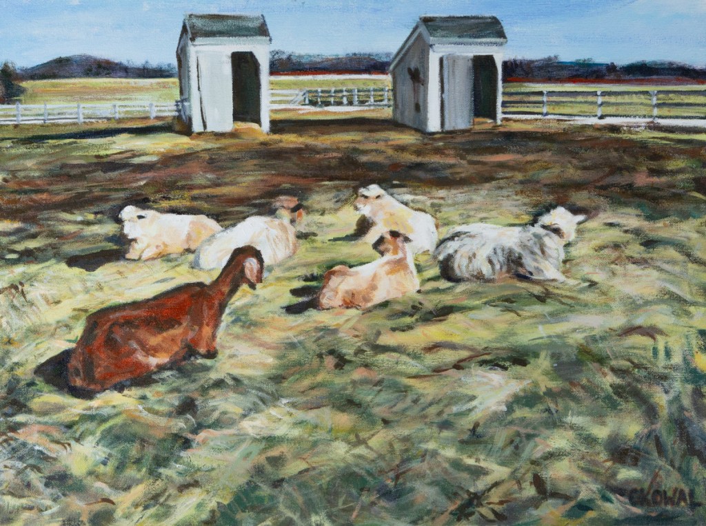 Painting: Resting Ruminants