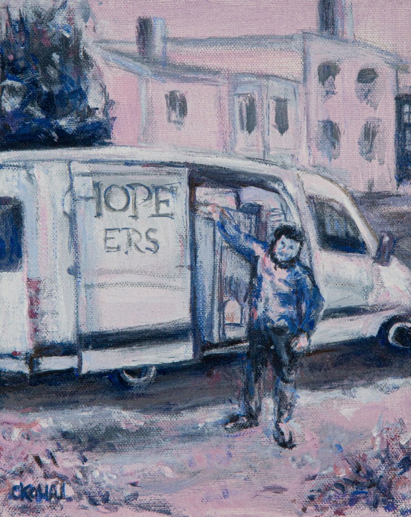 Art Delivery at Work